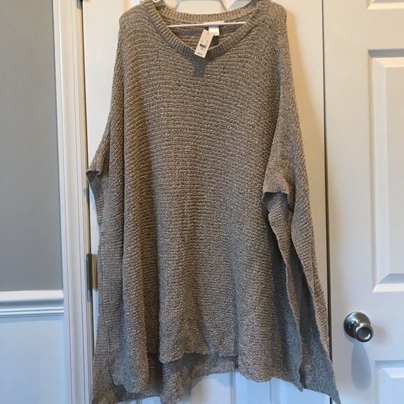 New York & Company | Sweaters | Ny Co Cable Knit Poncho | Poshmark